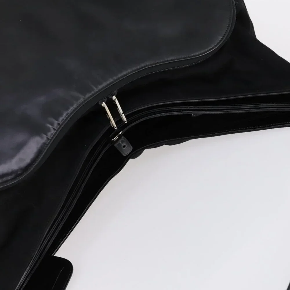 Authentic GUCCI Shoulder Bag Canvas Black Silver - Picture 13 of 16